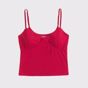 Abercrombie Bra-Free Snatched Seamless V-Neck Cami XS